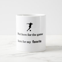 Soccer Fan Player Support Coffee Mug