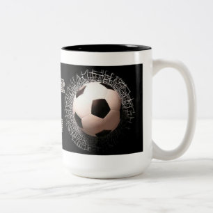 Soccer Fan Soccer Ball Pattern Coffee Mug