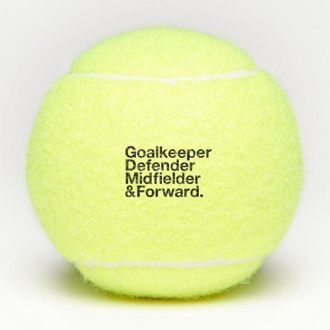 SOCCER Fan Tennis Balls (Front)