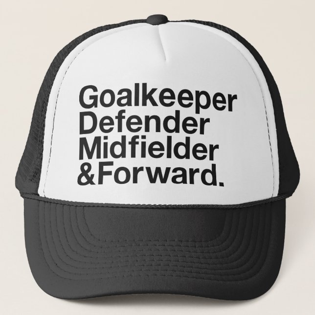 SOCCER Fan Trucker Hat (Front)