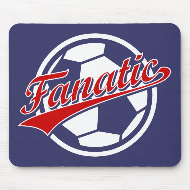 Soccer Fanatic Mouse Mat (Front)