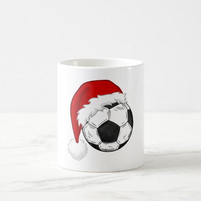 Soccer fans Christmas shirt design Soccer players Coffee Mug (Center)