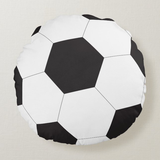 Soccer Fans Round Pillow (Front)