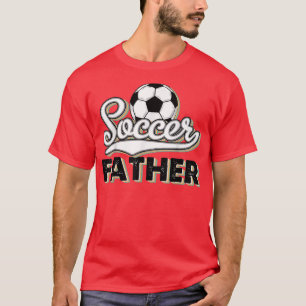 Soccer Father Retro Vintage Father's Day T-Shirt