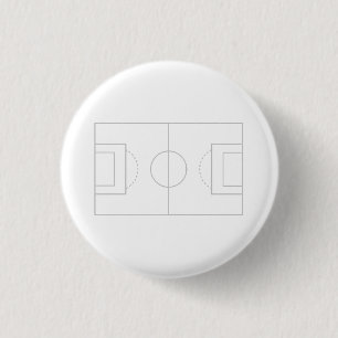 soccer field 3 cm round badge