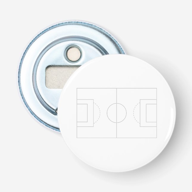 soccer field bottle opener (Front)