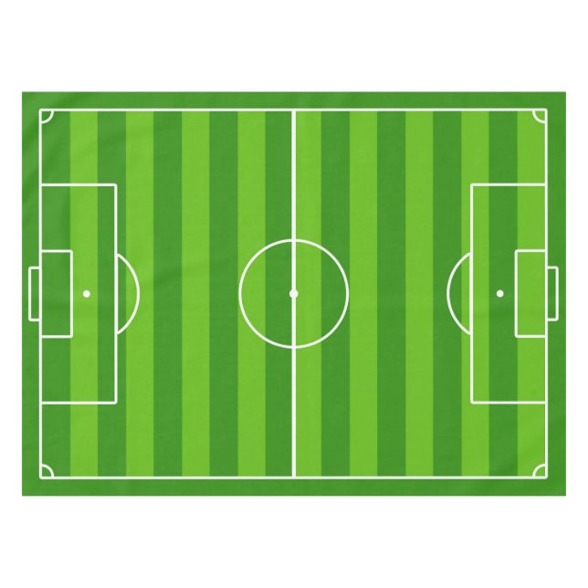 Soccer Field / Football Pitch Table Cloth (Front (Horizontal))