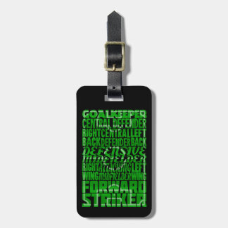 Soccer Field Formations Custom Luggage Tag
