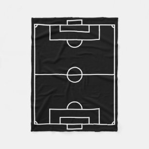 Soccer Field Gr Field Stadium Sport Fleece Blanket
