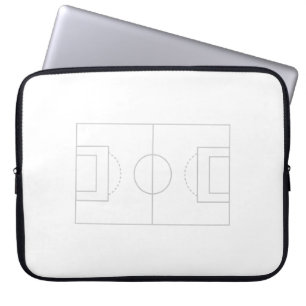 soccer field laptop sleeve