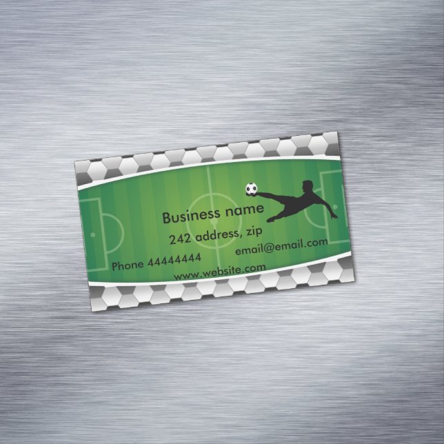 Soccer field 	Magnetic business card (In Situ)