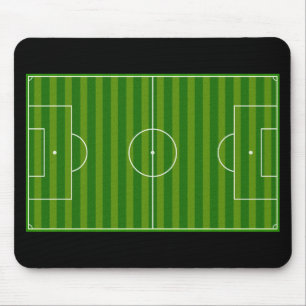 Soccer field mouse mat