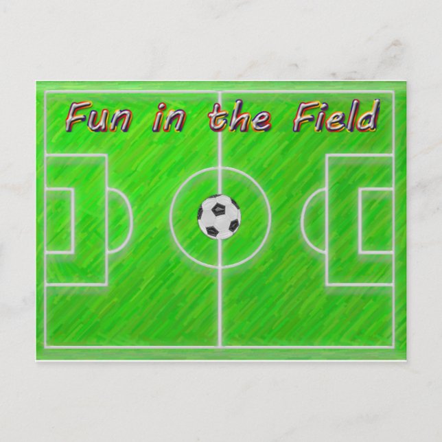 Soccer Field Postcard (Front)