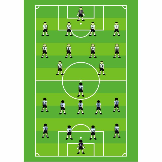 Soccer Field Standing Photo Sculpture (Front)