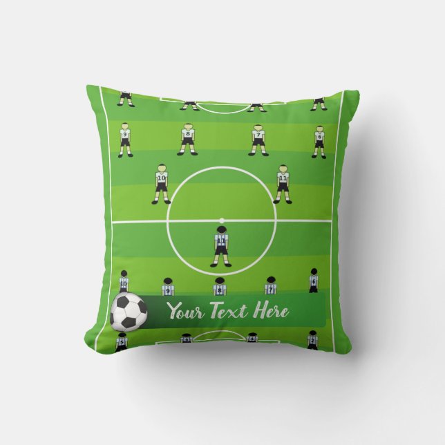 Soccer Field & Team Cushion (Front)