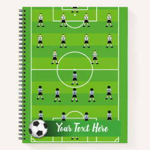 Soccer Field & Team Notebook