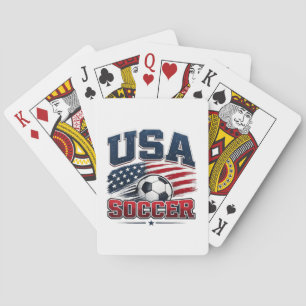 Soccer Football 2026 USA Playing Cards