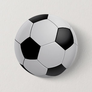 Soccer / Football 6 Cm Round Badge