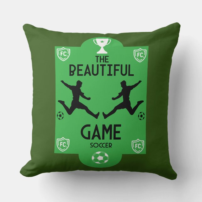 Soccer Football Accessories Cushion (Front)