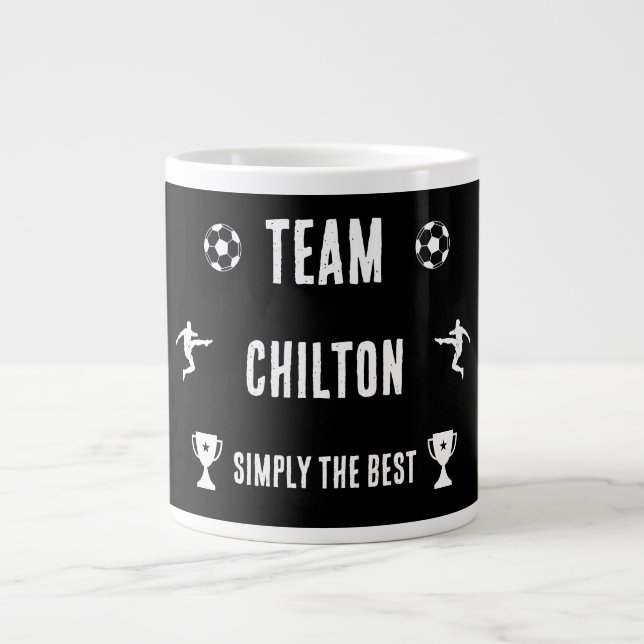 Soccer Football Accessories Large Coffee Mug (Front)