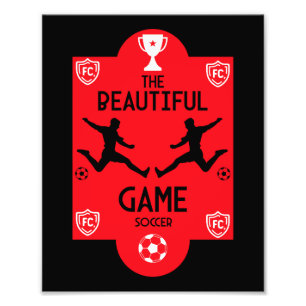 Soccer Football Accessories Photo Print