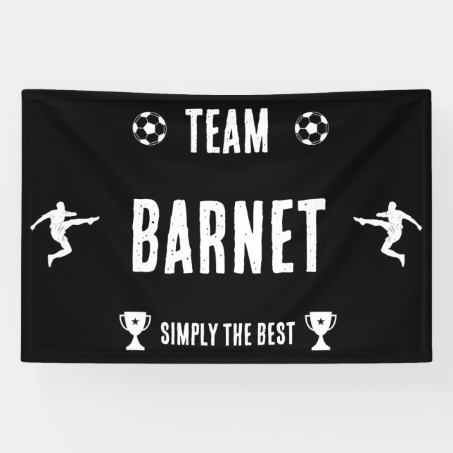 Soccer Football Apparel Banner (Horizontal)