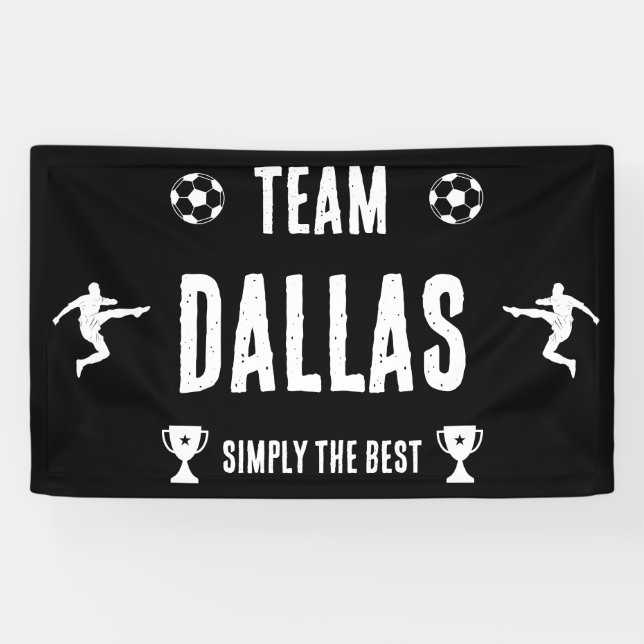 Soccer Football Apparel Banner (Horizontal)
