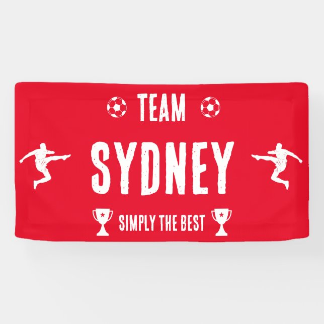 Soccer Football Apparel Banner (Horizontal)