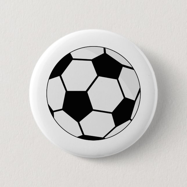 Soccer Football Ball 6 Cm Round Badge (Front)