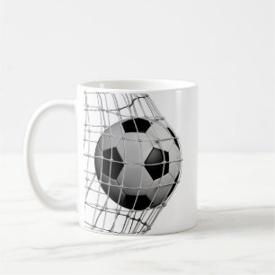Soccer football ball coffee mug