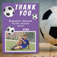 Soccer Football Ball Purple Sports Coach