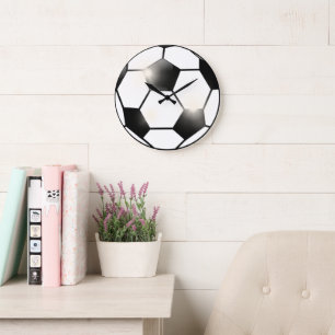 Soccer Football Ball Sport Large Clock