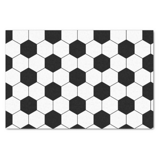 Soccer Football Ball Texture Tissue Paper Zazzle.co.uk