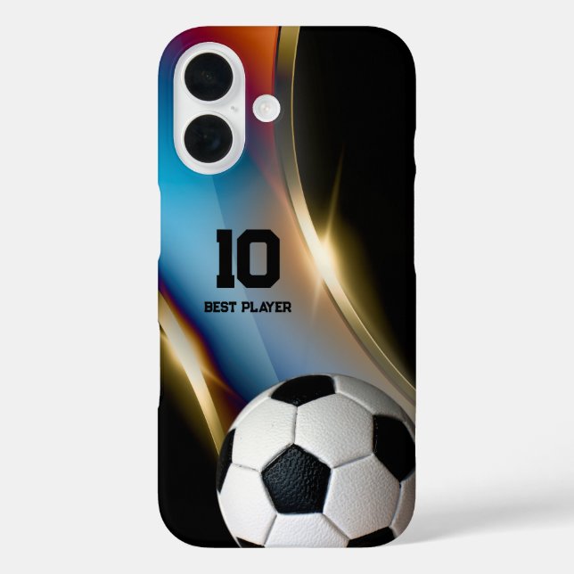 Soccer | Football Best Player No. Case-Mate iPhone Case (Back)
