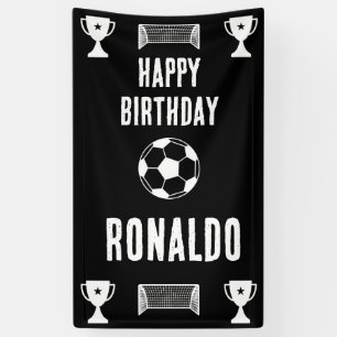 Soccer Football Birthday Banner