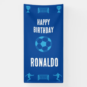 Soccer Football Birthday Banner