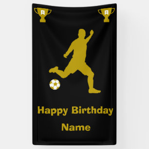 Soccer Football Birthday Banner