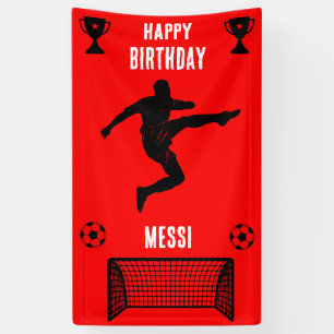 Soccer Football Birthday Banner