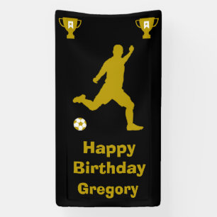 Soccer Football  Birthday  Banner
