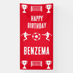 Soccer Football  Birthday  Banner