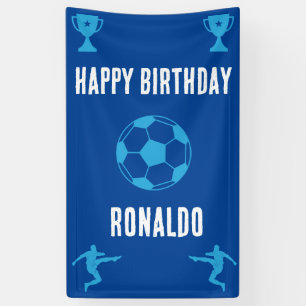 Soccer Football  Birthday  Banner