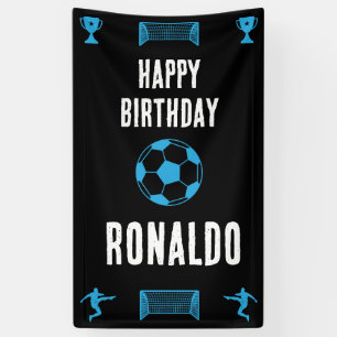 Soccer Football  Birthday  Banner