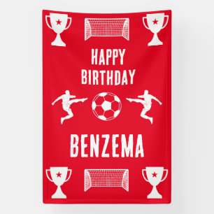Soccer Football  Birthday  Banner
