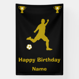 Soccer Football  Birthday  Banner