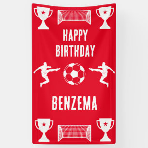 Soccer Football Birthday Banner