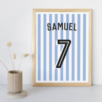 Soccer Football Boy Room Decor Poster