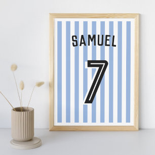 Soccer Football Boy Room Decor Poster