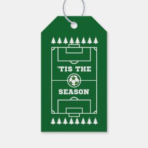 SOCCER FOOTBALL CHRISTMAS GIFT TAGS
