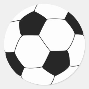 Soccer Football Classic Round Sticker