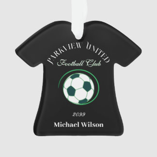 Soccer Football Club Bar Shirt Shaped Ornament